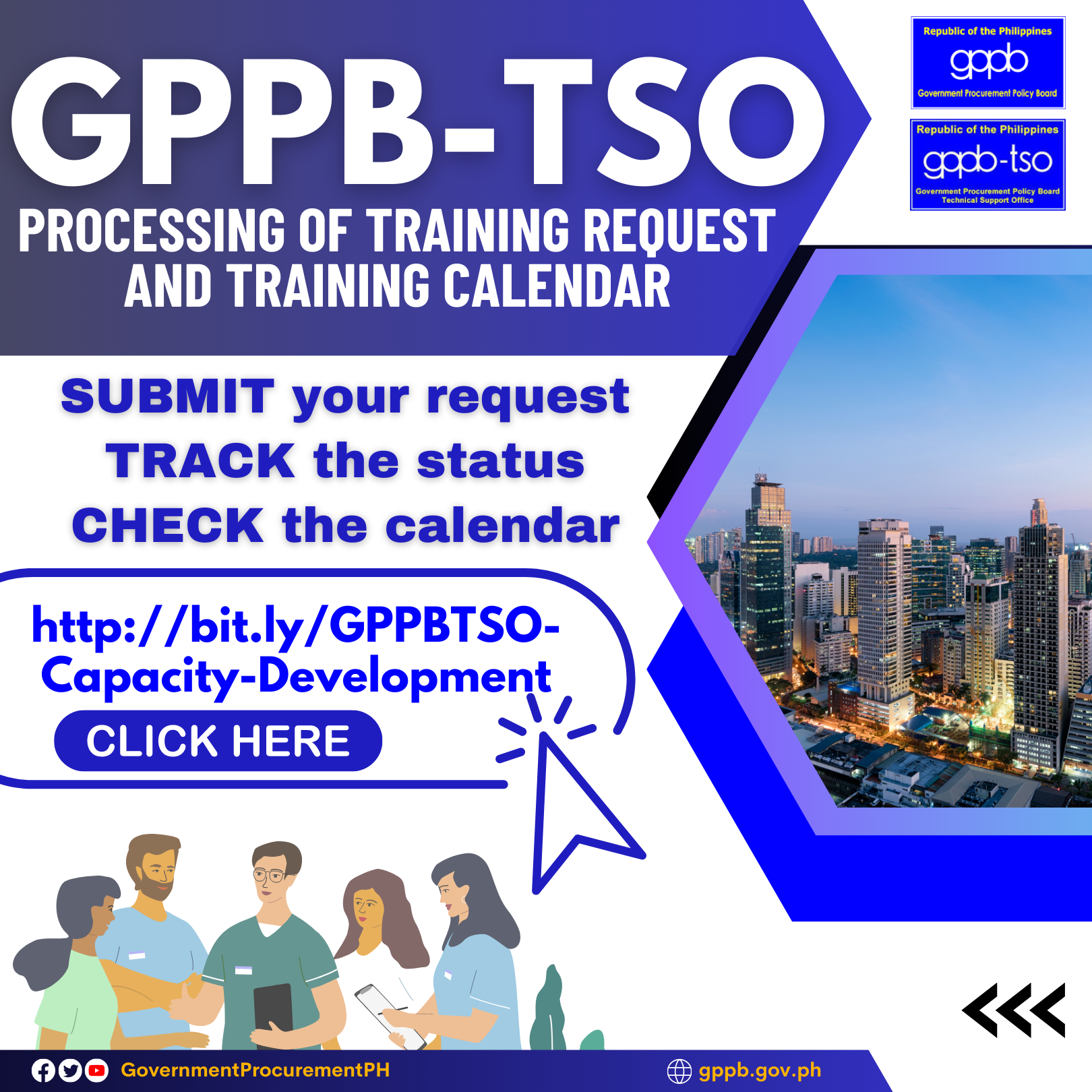 ANNOUNCEMENT Processing Of Training Requests and Training Calendar of